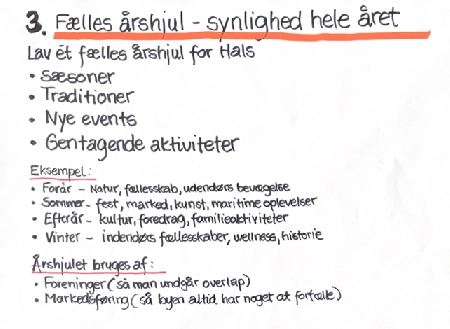 Planche om fælles årshjul for Hals