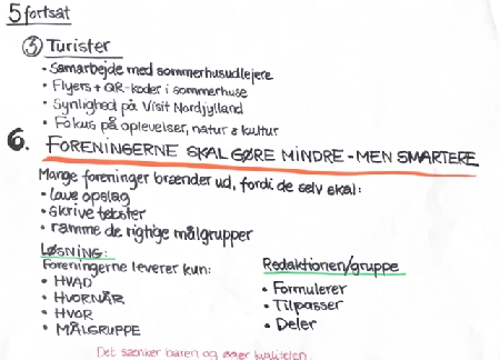 Planche om turister i Hals